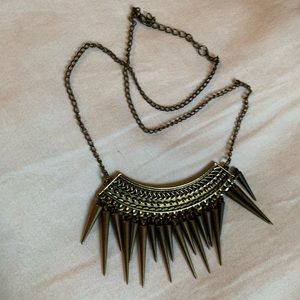 Aztec style chunky necklace